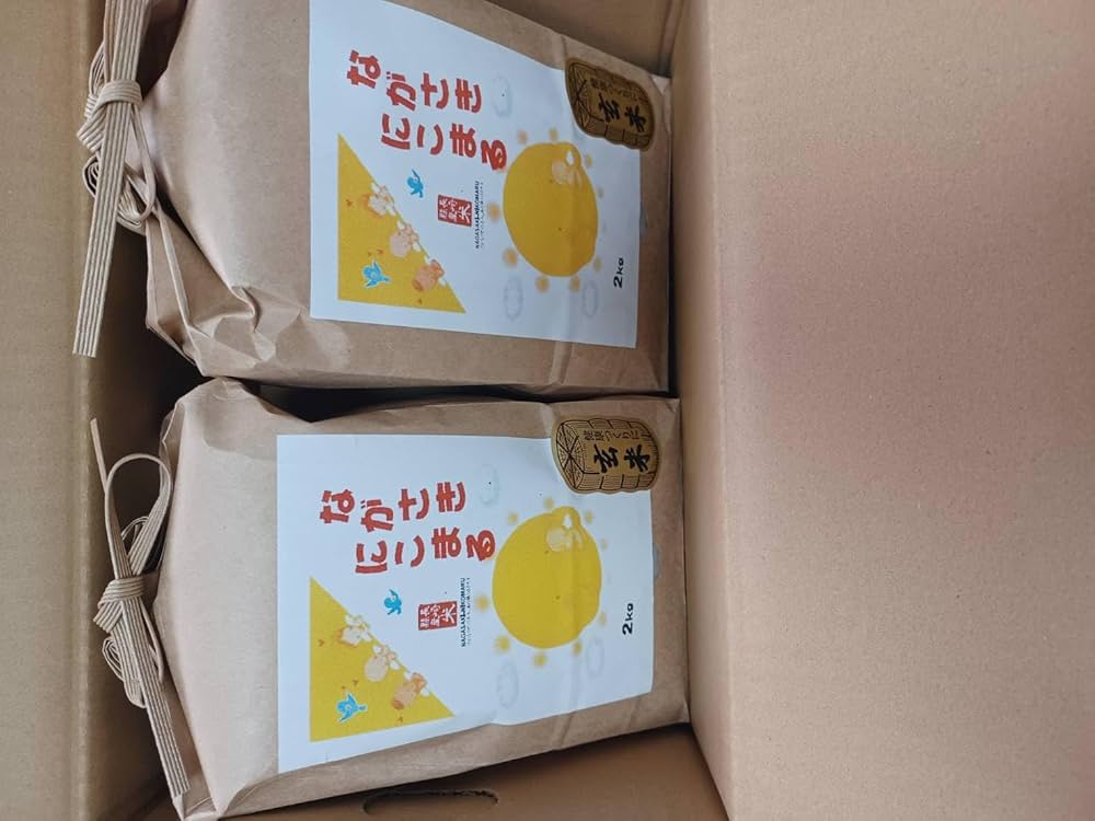 Amazon.co.jp: お米4キロ 令和6年 長崎県産にこまる 2kg×2袋米